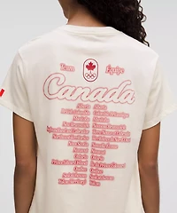 Team Canada Women's Cotton Jersey Graphic T-Shirt *COC Logo | Short Sleeve Shirts & Tee's