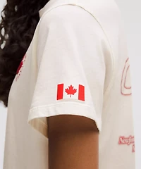 Team Canada Women's Cotton Jersey Graphic T-Shirt *COC Logo | Short Sleeve Shirts & Tee's