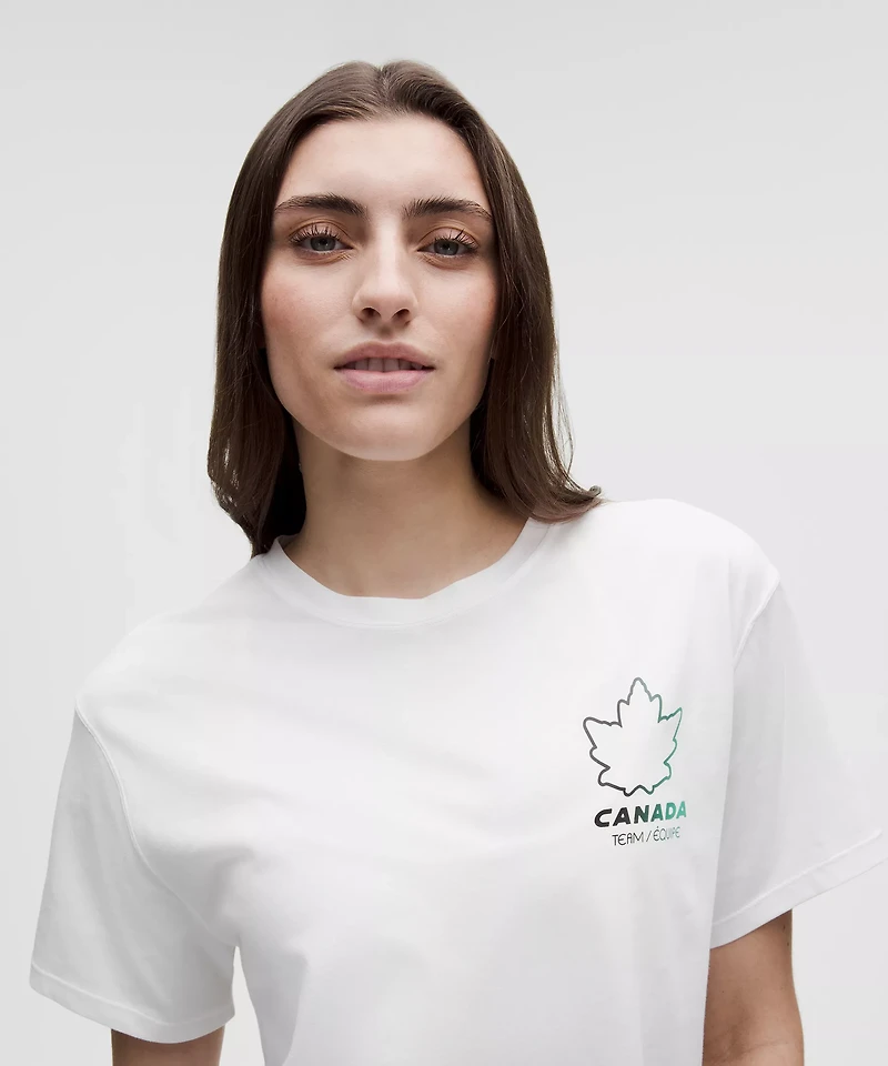 Team Canada Women's Cotton Jersey T-Shirt *COC Logo