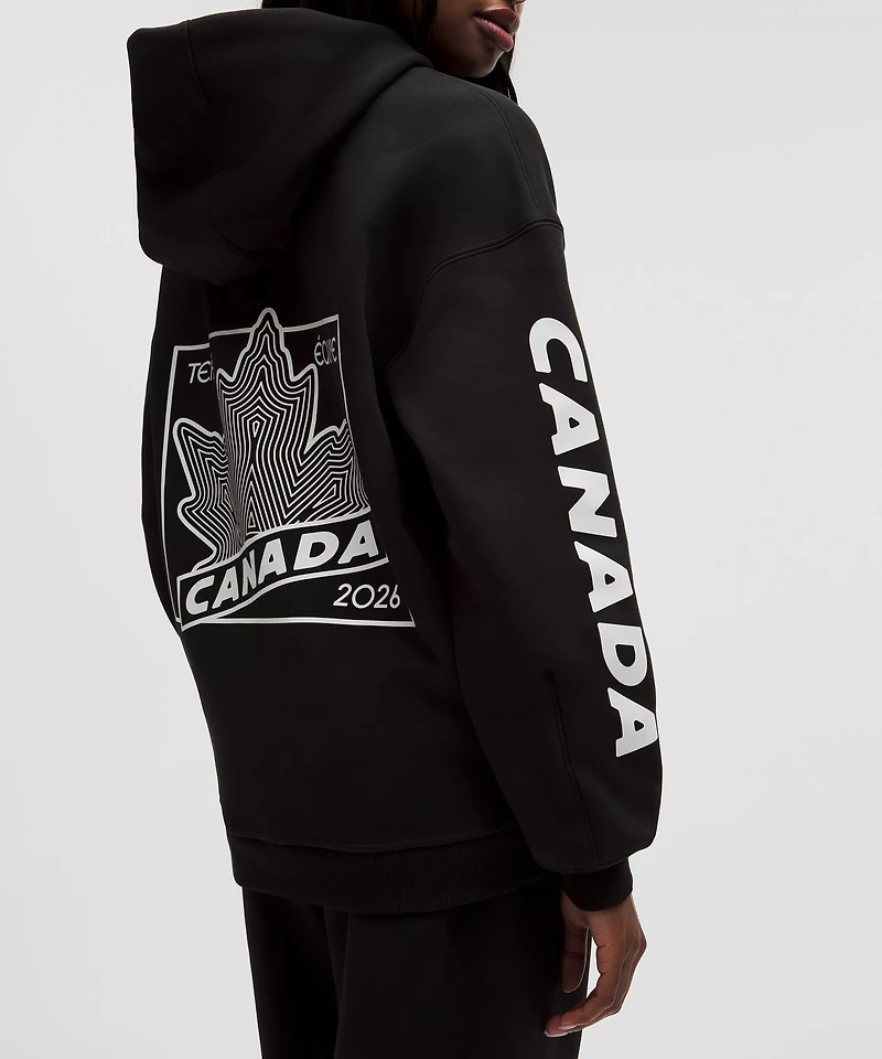 Team Canada Womens Big Cozy Oversized Hoodie *COC Logo