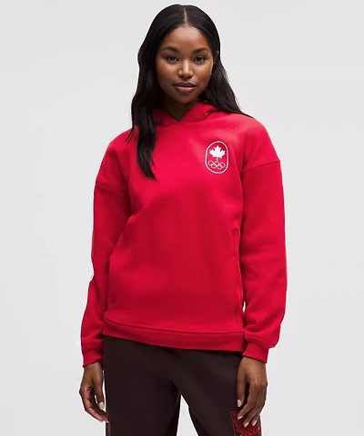 Team Canada Womens Big Cozy Oversized Hoodie *COC Logo