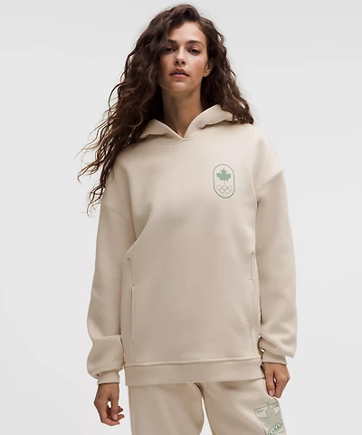 Team Canada Womens Big Cozy Oversized Hoodie *COC Logo