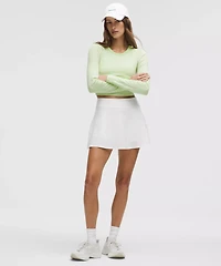 Hold Tight Straight-Hem Cropped Long-Sleeve Shirt