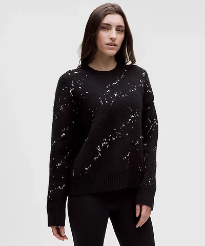 Team Canada Women's Alpaca-Blend Jacquard Sweater *COC Logo