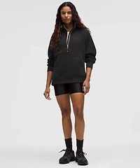 Scuba Oversized Funnel-Neck Half Zip *Long | Women's Hoodies & Sweatshirts