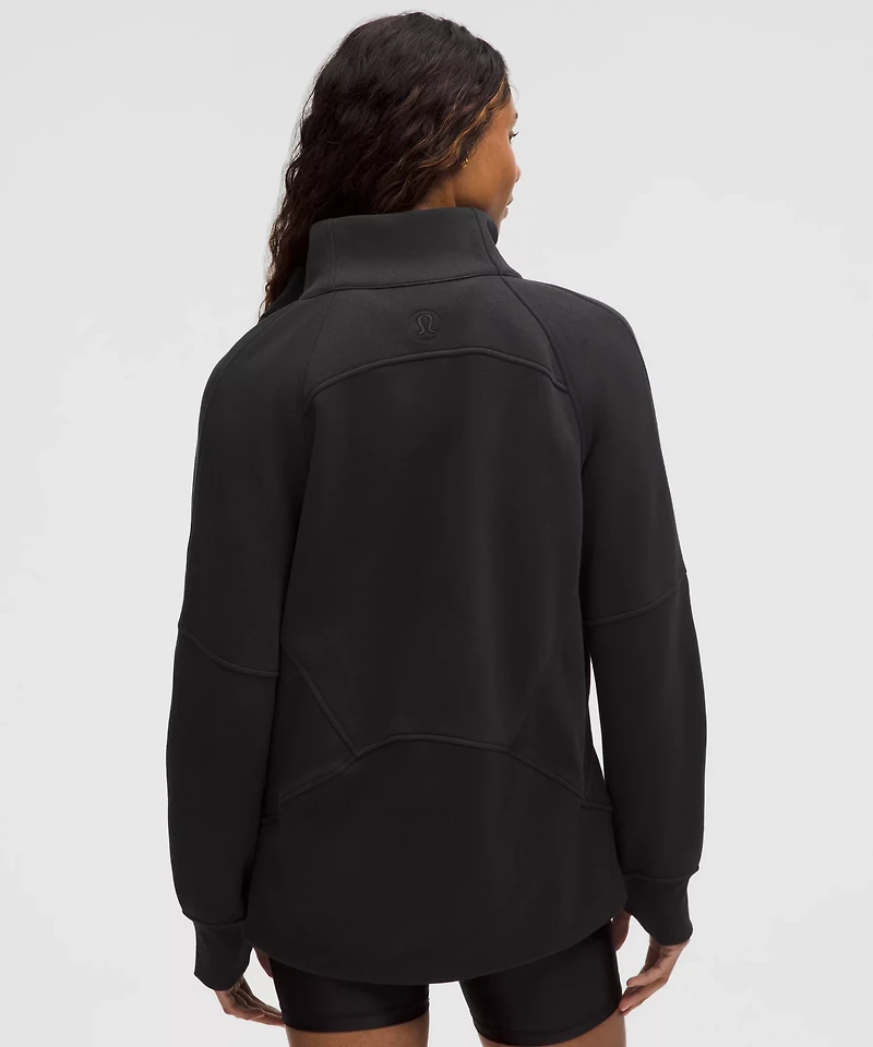 Scuba Oversized Funnel-Neck Half Zip *Long | Women's Hoodies & Sweatshirts