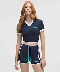Nulu Sporty Trim Short-Sleeve Shirt | Women's Short Sleeve Shirts & Tee's
