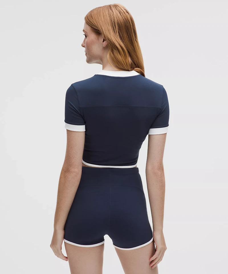 Nulu Sporty Trim Short-Sleeve Shirt | Women's Short Sleeve Shirts & Tee's