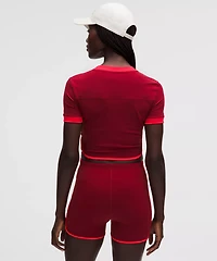 Nulu Sporty Trim Short-Sleeve Shirt | Women's Short Sleeve Shirts & Tee's