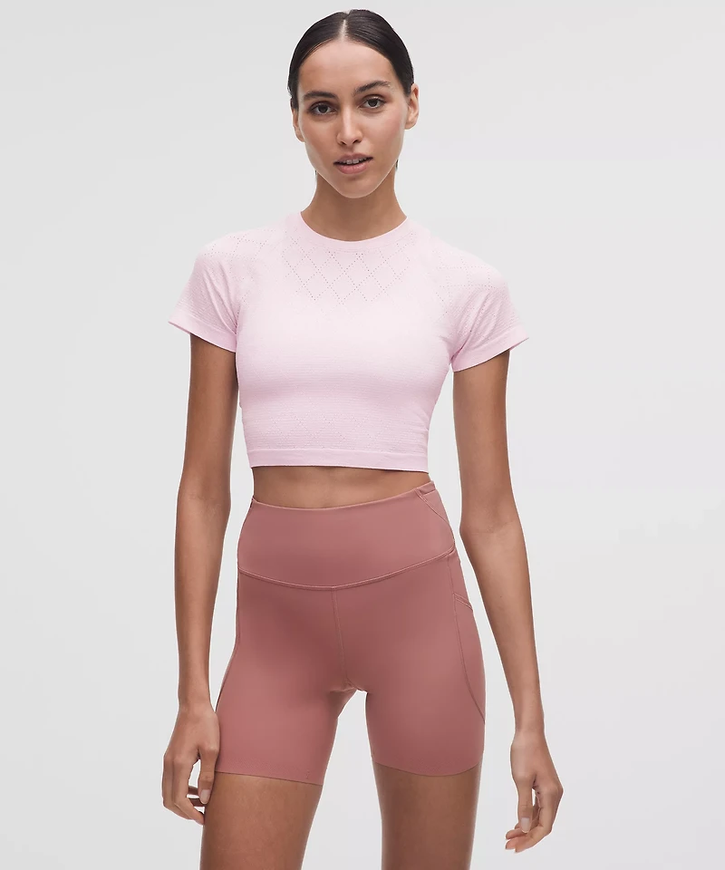 Swiftly Tech Cropped Short-Sleeve Shirt 2.0 | Women's Short Sleeve Shirts & Tee's