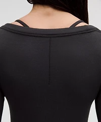 Hold Tight Scoop-Neck Long-Sleeve Shirt | Women's Long Sleeve Shirts