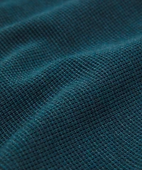 Scuba Cropped Funnel-Neck Half Zip *Waffle