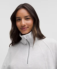 Scuba Cropped Funnel-Neck Half Zip *Waffle | Women's Hoodies & Sweatshirts