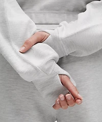 Scuba Cropped Funnel-Neck Half Zip *Waffle | Women's Hoodies & Sweatshirts