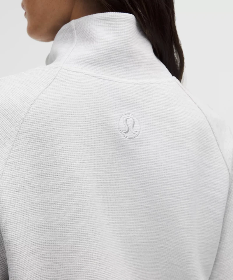 Scuba Cropped Funnel-Neck Half Zip *Waffle | Women's Hoodies & Sweatshirts