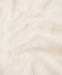 Scuba Cropped Funnel-Neck Half Zip *Waffle