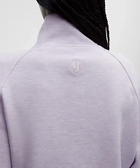 Scuba Cropped Funnel-Neck Half Zip *Waffle