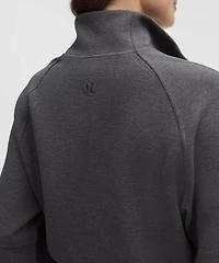 Scuba Cropped Funnel-Neck Half Zip *Waffle | Women's Hoodies & Sweatshirts