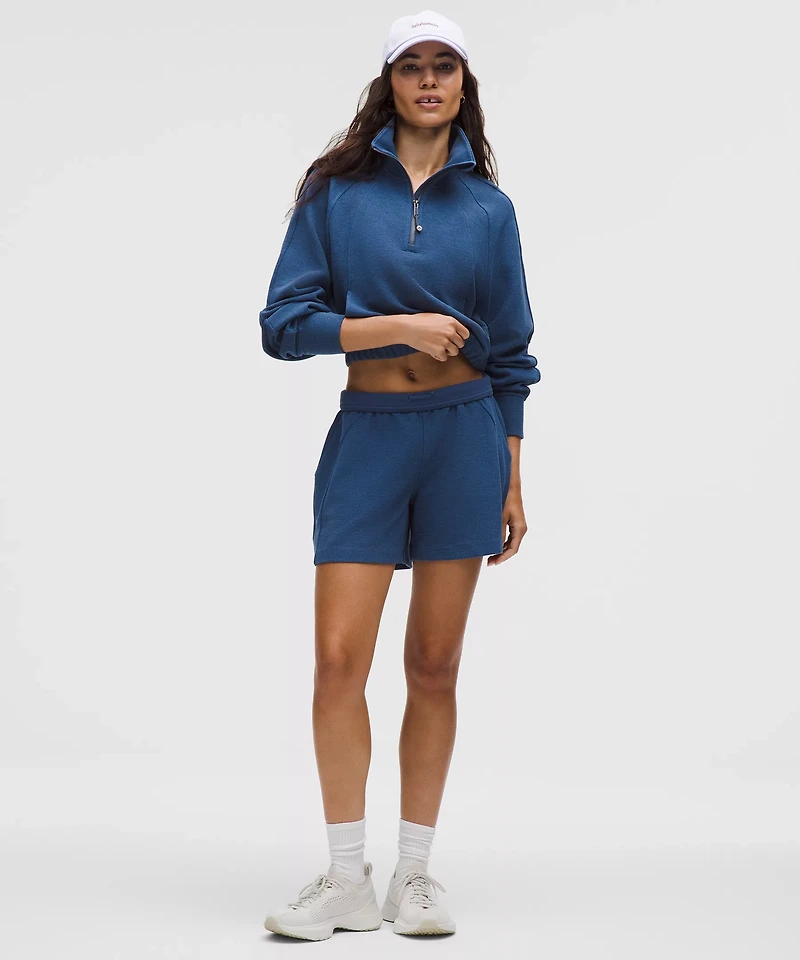 Scuba Cropped Funnel-Neck Half Zip *Waffle | Women's Hoodies & Sweatshirts