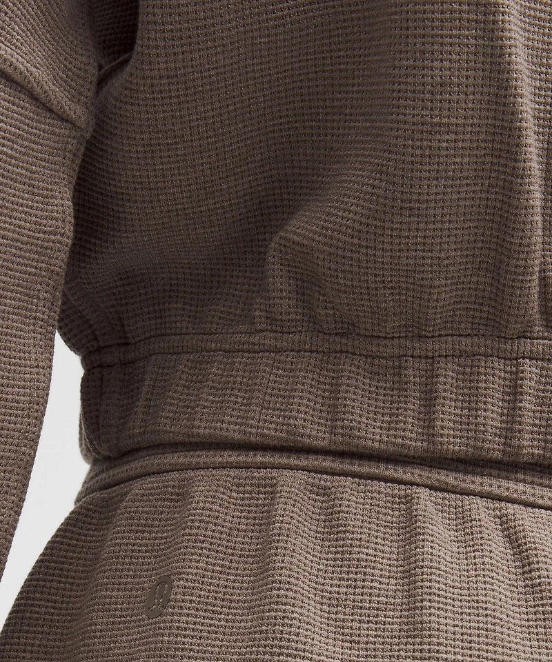Scuba Cropped Funnel-Neck Half Zip *Waffle | Women's Hoodies & Sweatshirts