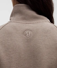 Scuba Cropped Funnel-Neck Half Zip *Waffle | Women's Hoodies & Sweatshirts