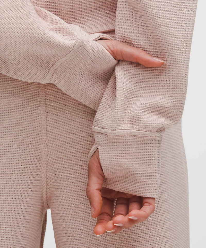 Scuba Oversized Full-Zip Hoodie *Waffle | Women's Hoodies & Sweatshirts