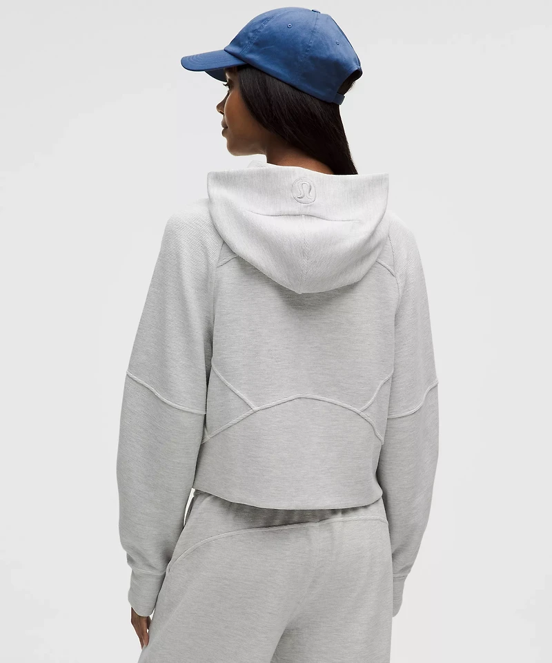 Scuba Oversized Full-Zip Hoodie *Waffle | Women's Hoodies & Sweatshirts