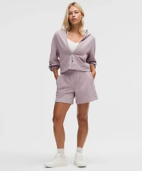 Scuba Oversized Full-Zip Hoodie *Waffle