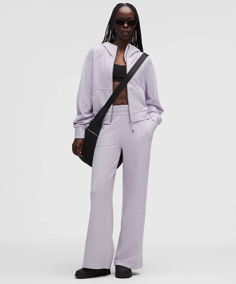 Scuba Oversized Full-Zip Hoodie *Waffle