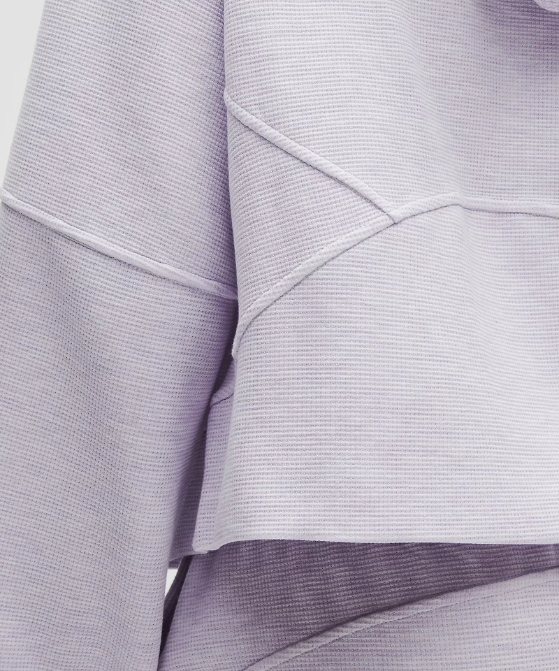 Scuba Oversized Full-Zip Hoodie *Waffle