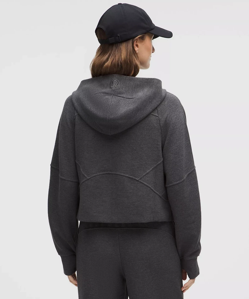 Scuba Oversized Full-Zip Hoodie *Waffle | Women's Hoodies & Sweatshirts