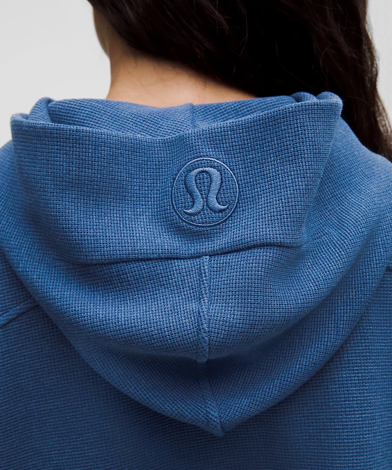 Scuba Oversized Full-Zip Hoodie *Waffle | Women's Hoodies & Sweatshirts