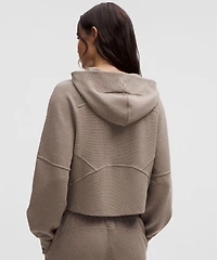 Scuba Oversized Full-Zip Hoodie *Waffle | Women's Hoodies & Sweatshirts