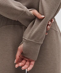 Scuba Oversized Full-Zip Hoodie *Waffle | Women's Hoodies & Sweatshirts