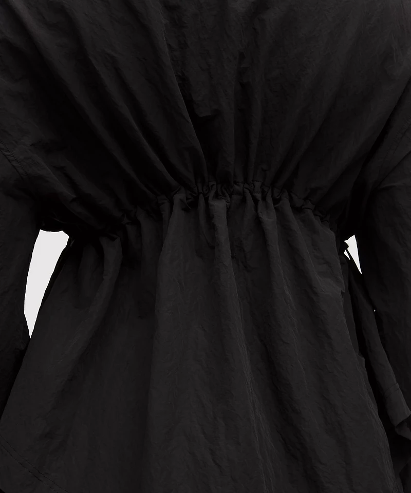 Crinkle Nylon Cinchable Jacket | Women's Coats & Jackets