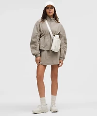 Crinkle Nylon Cinchable Jacket | Women's Coats & Jackets