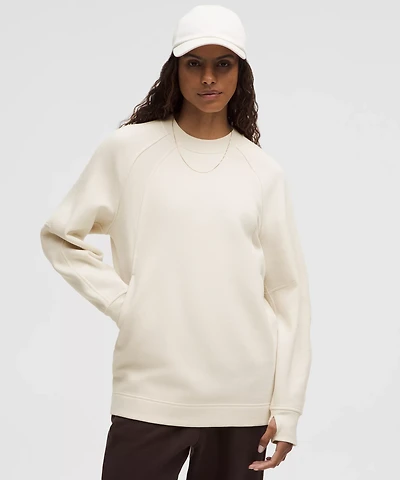 Scuba Oversized Long Crewneck | Women's Hoodies & Sweatshirts
