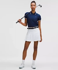 Pique Zip-Up Golf Shirt | Women's Polo Shirts