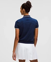 Pique Zip-Up Golf Shirt | Women's Polo Shirts