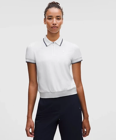 Pique Zip-Up Golf Shirt | Women's Polo Shirts
