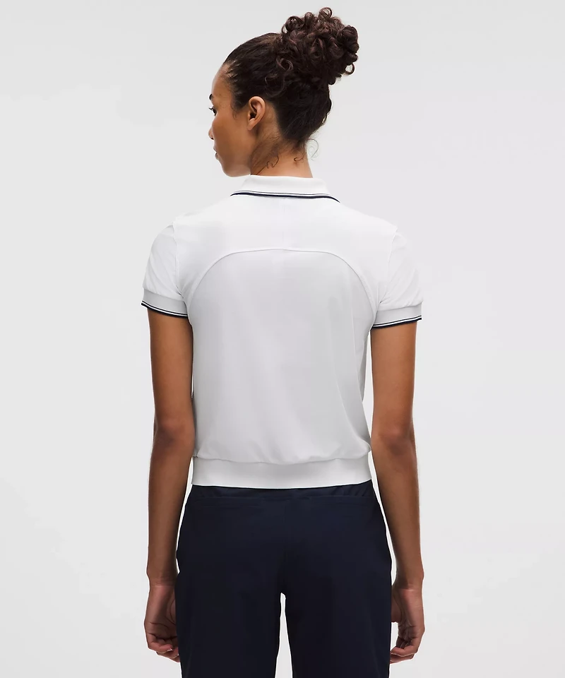 Pique Zip-Up Golf Shirt | Women's Polo Shirts