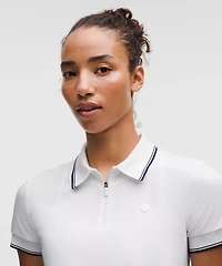 Pique Zip-Up Golf Shirt | Women's Polo Shirts