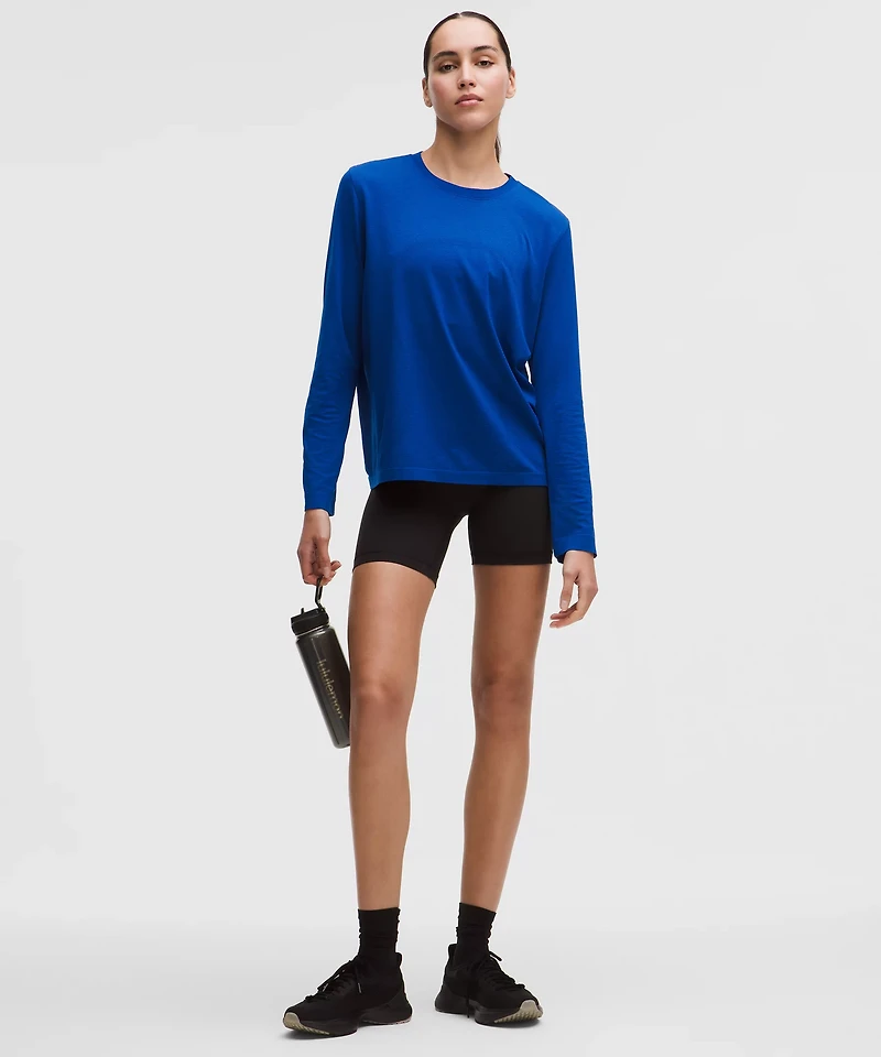 Swiftly Relaxed Long-Sleeve Shirt Hip Length *Updated Fit