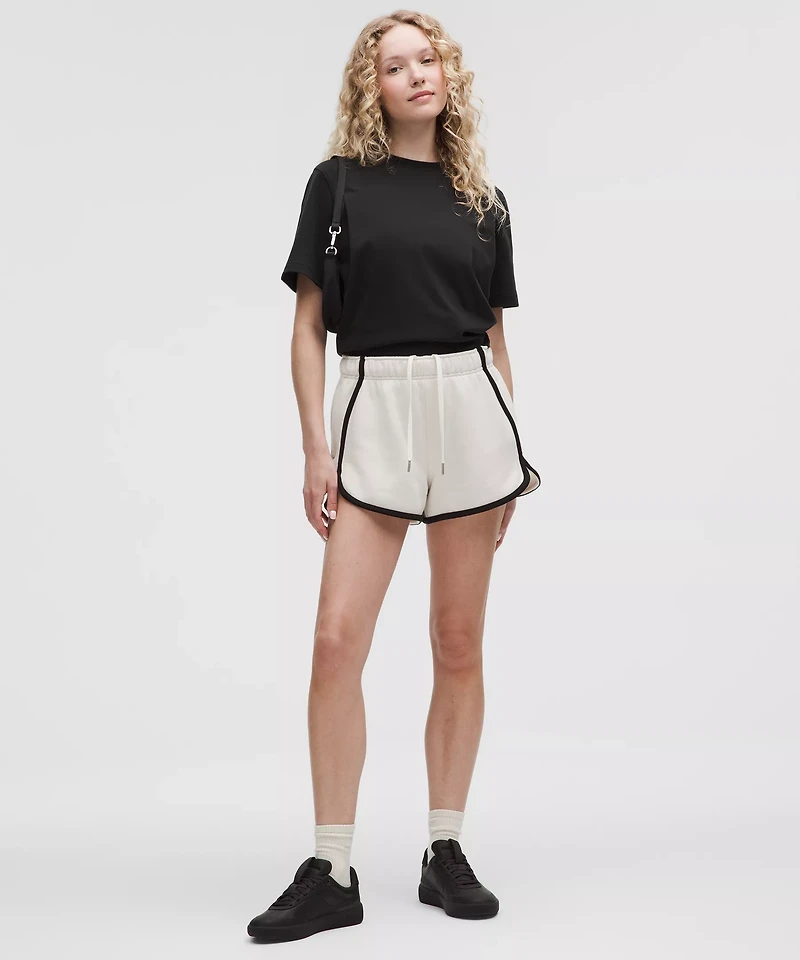 Cotton Jersey Stitch-Detail T-Shirt | Women's Short Sleeve Shirts & Tee's