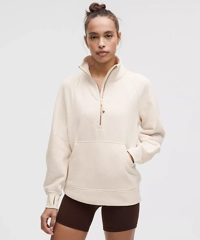Scuba Oversized Funnel-Neck Half Zip *Long