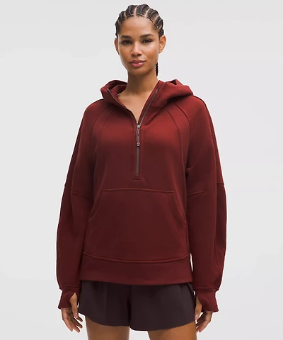 Scuba Oversized Half-Zip Hoodie *Long | Women's Hoodies & Sweatshirts