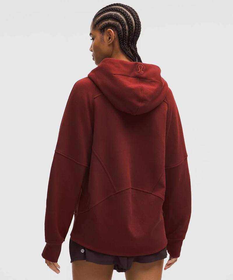Scuba Oversized Half-Zip Hoodie *Long | Women's Hoodies & Sweatshirts