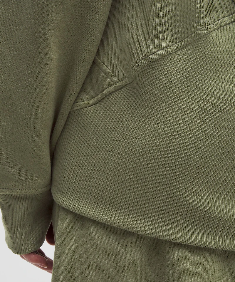 Scuba Oversized Half-Zip Hoodie *Long | Women's Hoodies & Sweatshirts