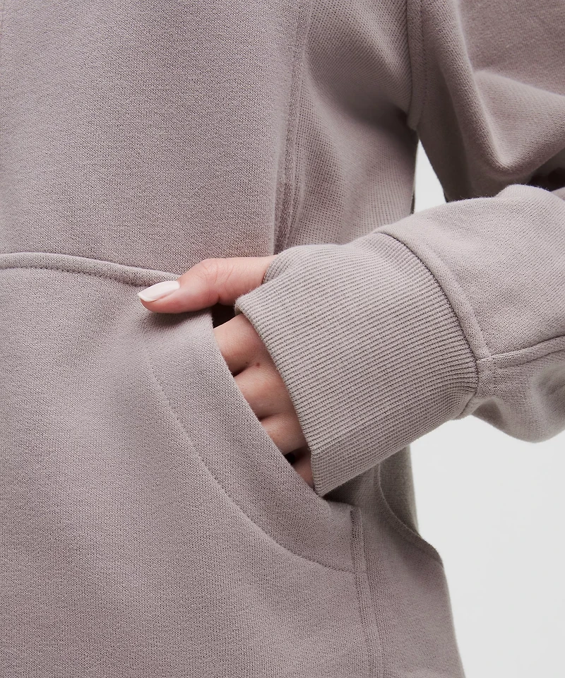 Scuba Oversized Half-Zip Hoodie *Long | Women's Hoodies & Sweatshirts