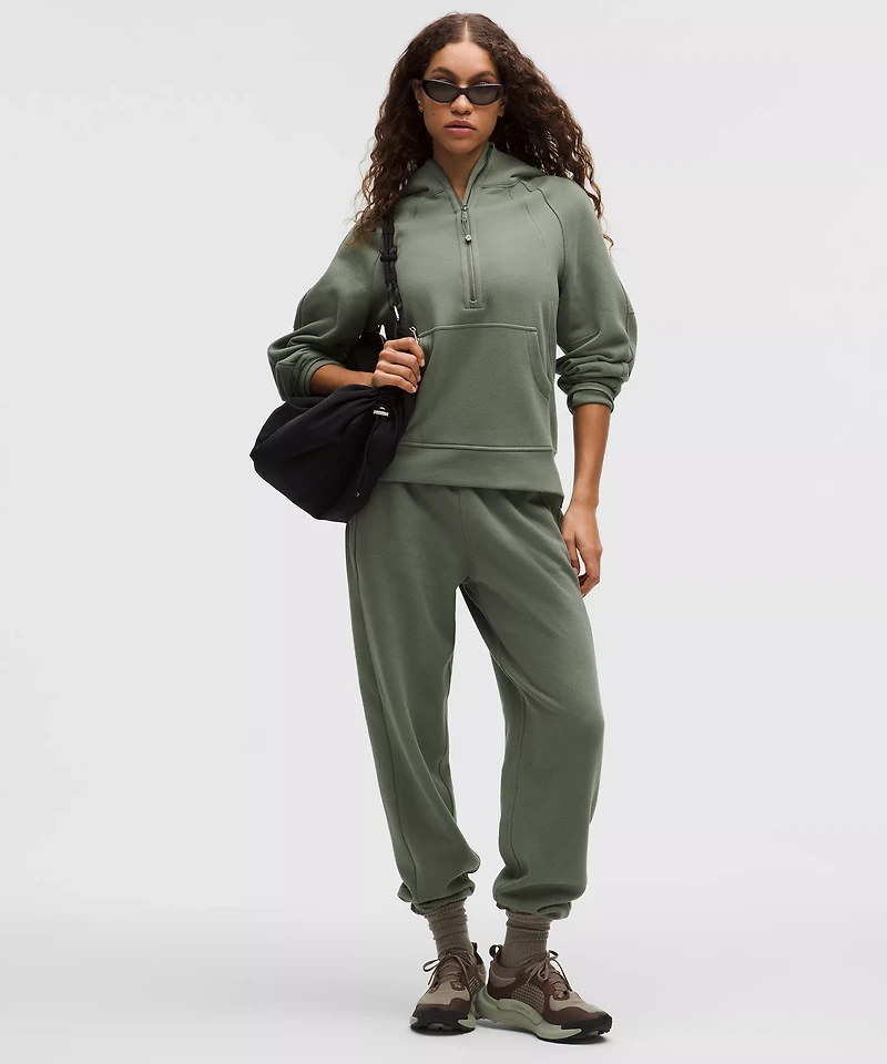 Scuba Oversized Half-Zip Hoodie *Long